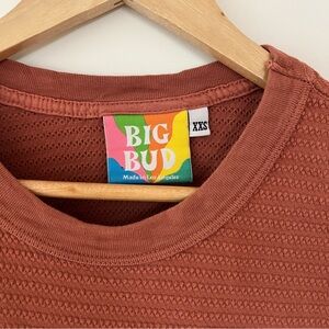 Big Bud Press short sleeve honeycomb tee XXS